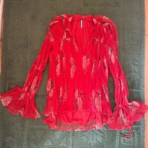 Beautiful Free People chiffon tunic